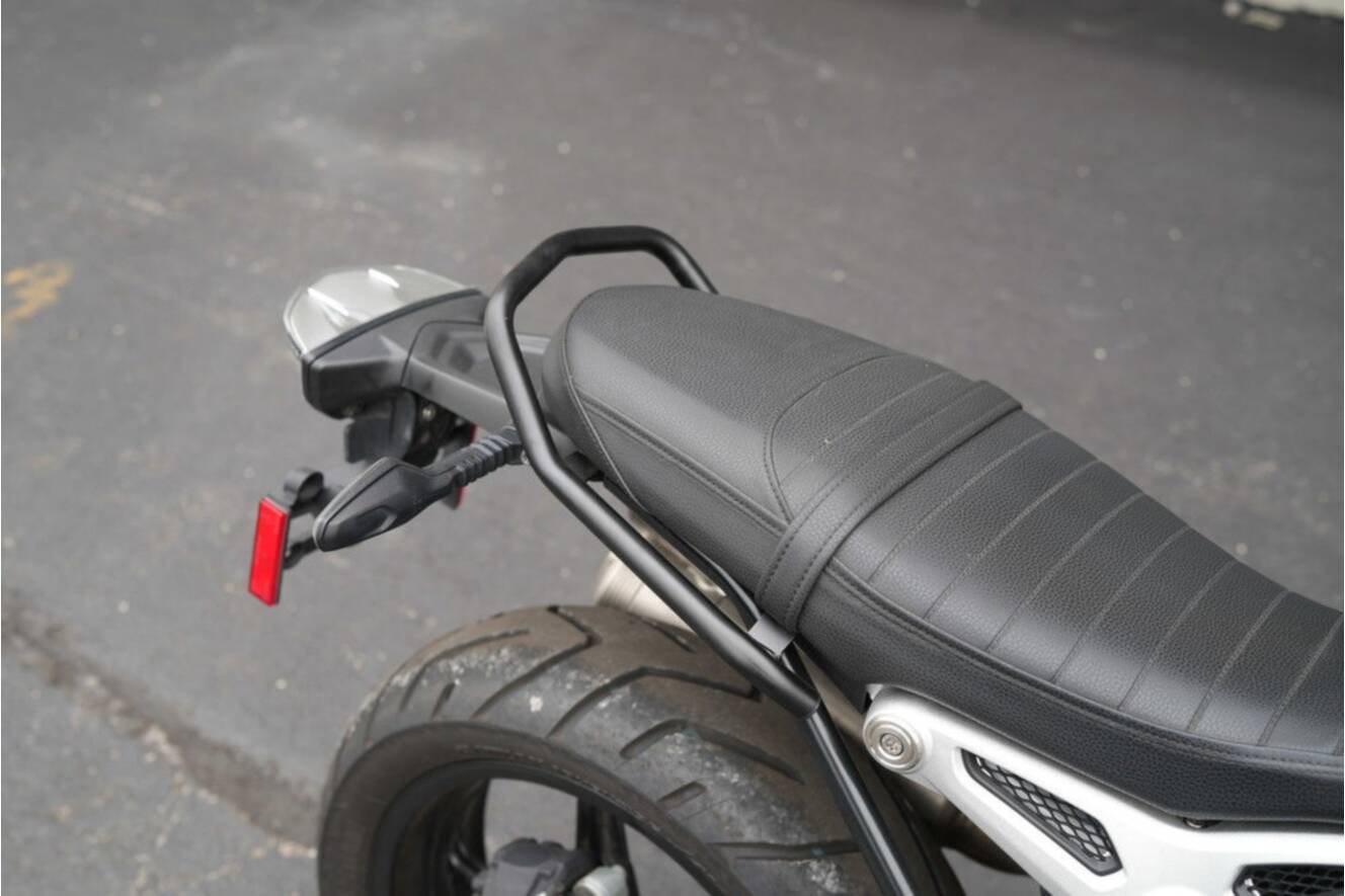 A photo of this 2021 BMW R nineT Scrambler 719 Cosmic Blue Metallic/Light White