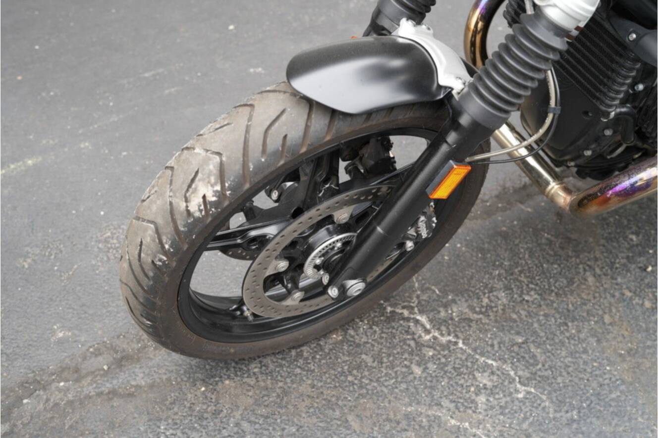 A photo of this 2021 BMW R nineT Scrambler 719 Cosmic Blue Metallic/Light White