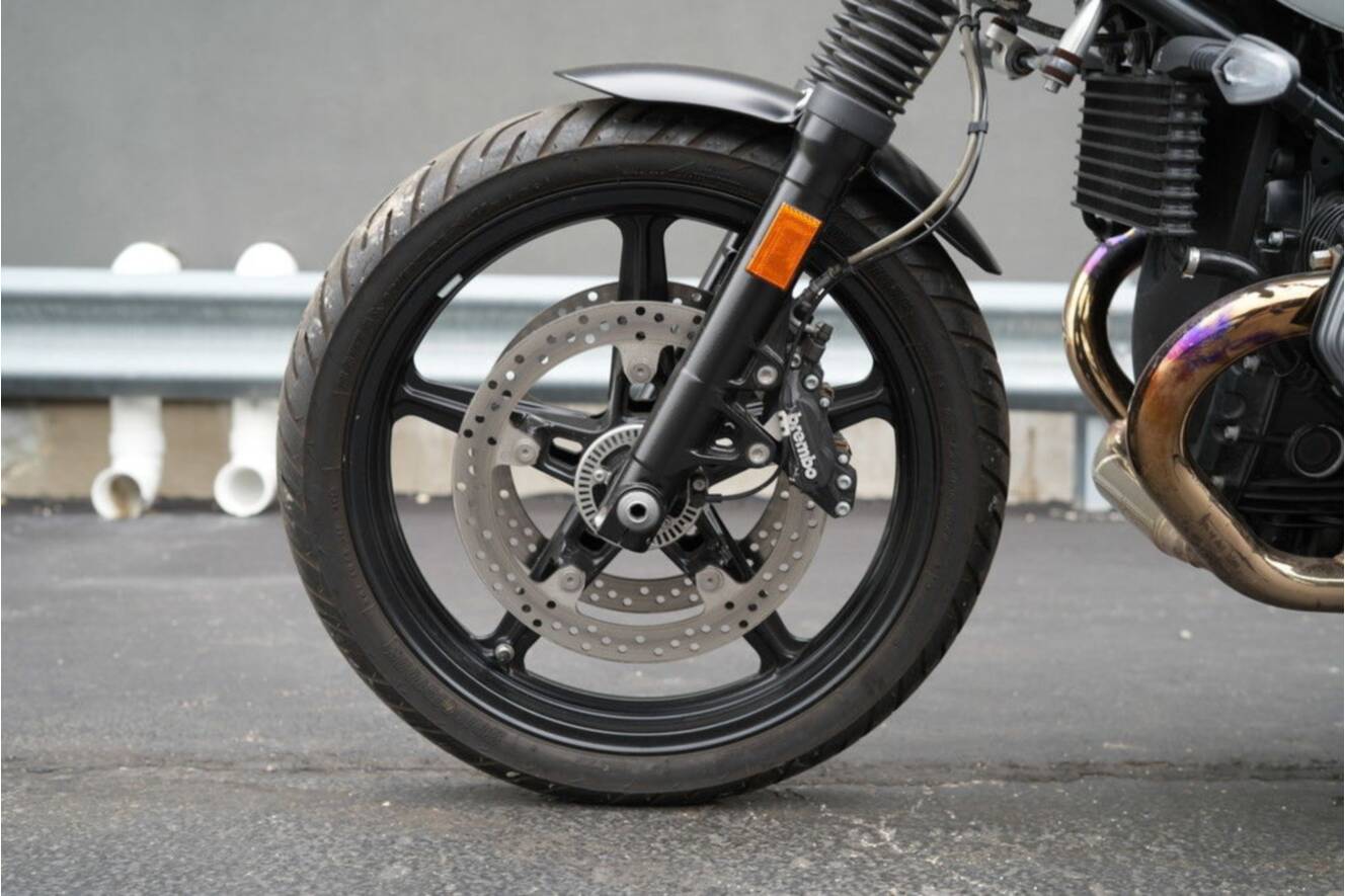 A photo of this 2021 BMW R nineT Scrambler 719 Cosmic Blue Metallic/Light White