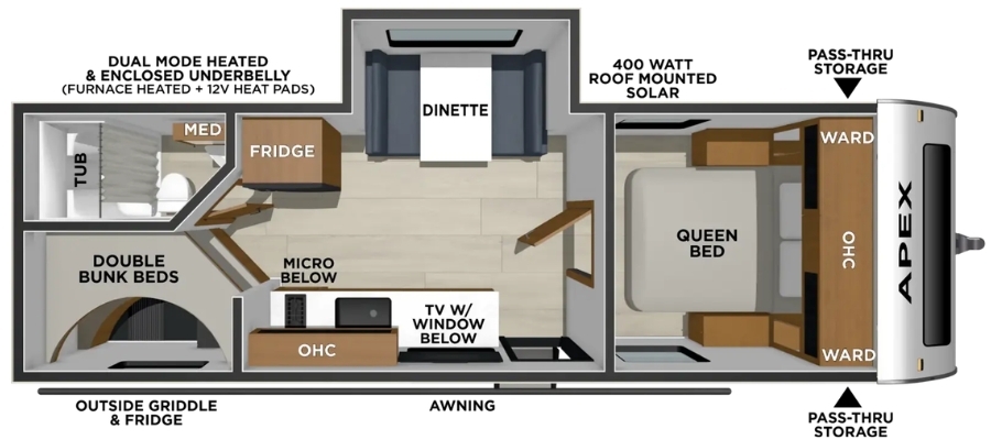 2027 Coachmen Apex Nano 228BHS in delaware OH