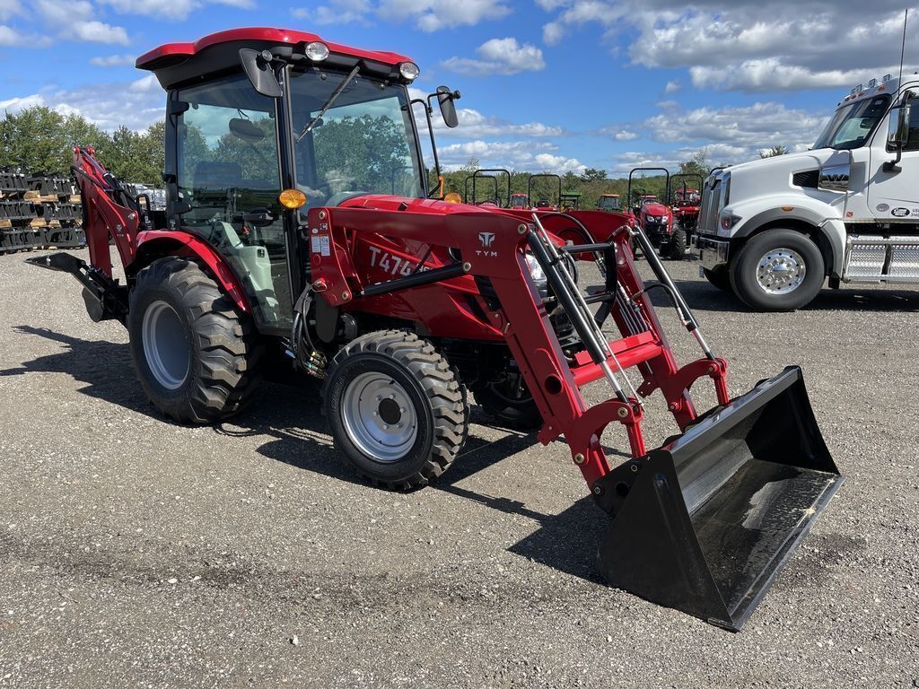 2025 TYM T474HC Hydrostatic 48.3HP Tractor with Cab, Loader, and in Turner, ME