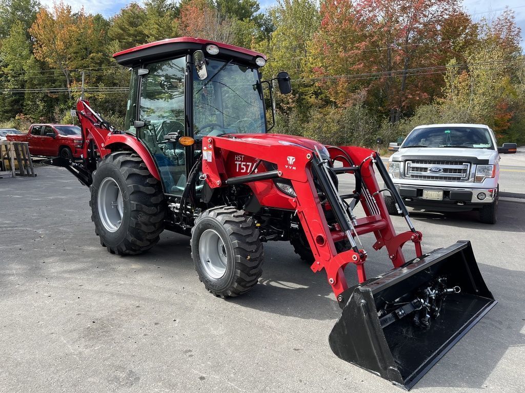 2025 TYM T574HC Tractor with 55HP, Cab, Loader and Backhoe in Orono, ME