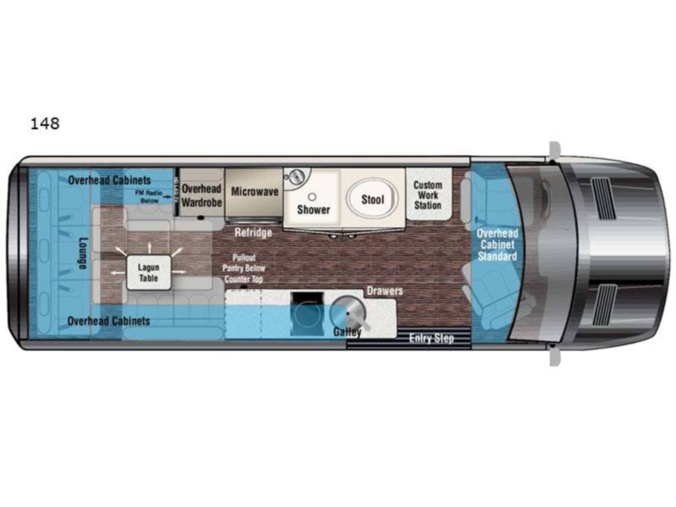 A photo of this 2022 Midwest Automotive Designs Ford Passage 148