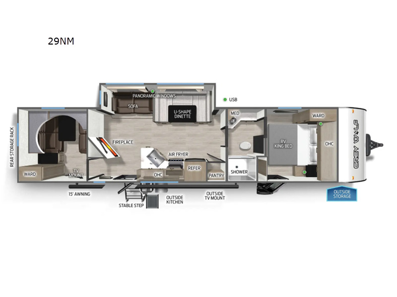 2027 Forest River Rv Cherokee Grey Wolf 29NM in cullman AL