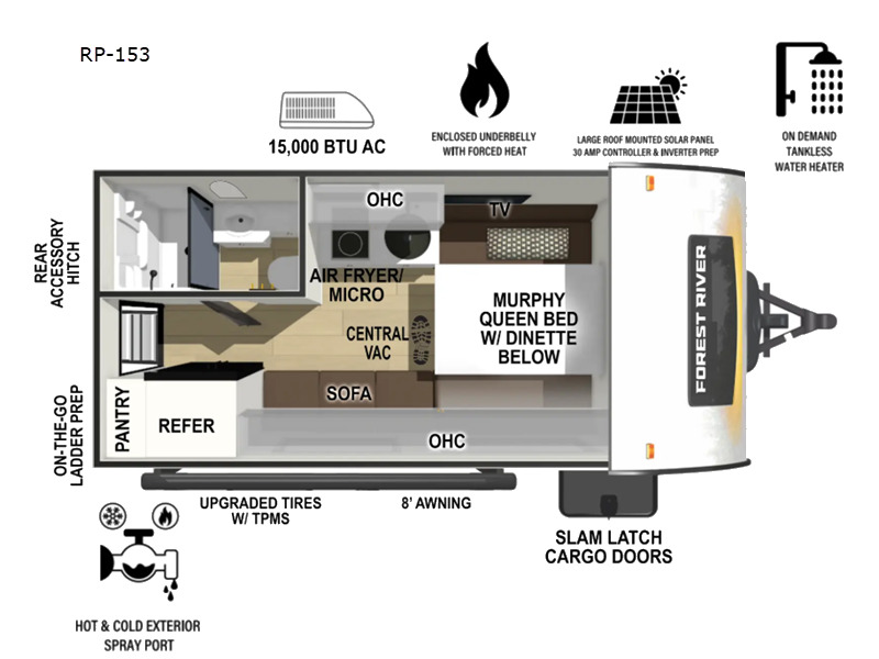 2027 Forest River Rv R Pod RP-153 in turlock CA