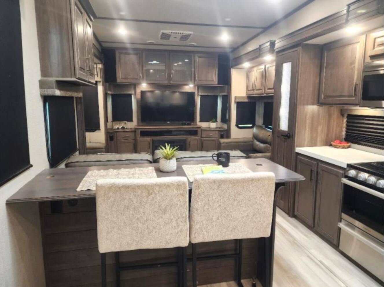A photo of this 2022 Grand Design Solitude S-Class 3330RE