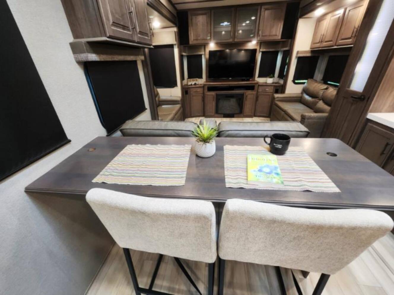A photo of this 2022 Grand Design Solitude S-Class 3330RE