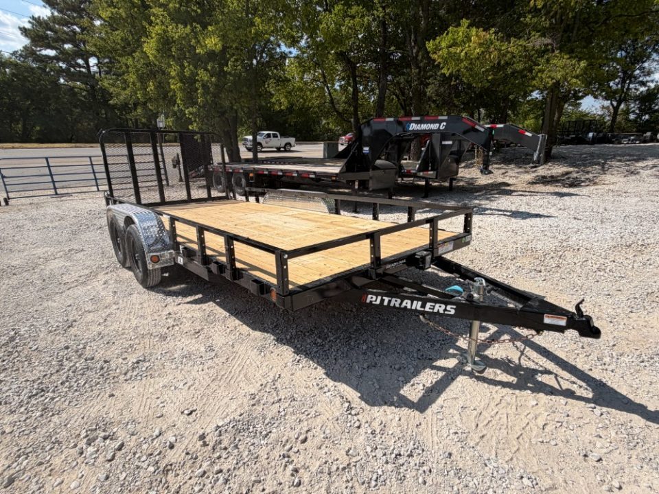 2027 PJ Trailers 7K 16' X 83" Tandem Axle Channel Utility in Fayetteville, AR