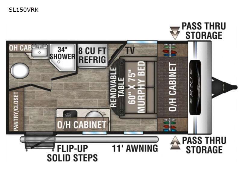 2021 Venture Rv Sonic Lite SL150VRK in