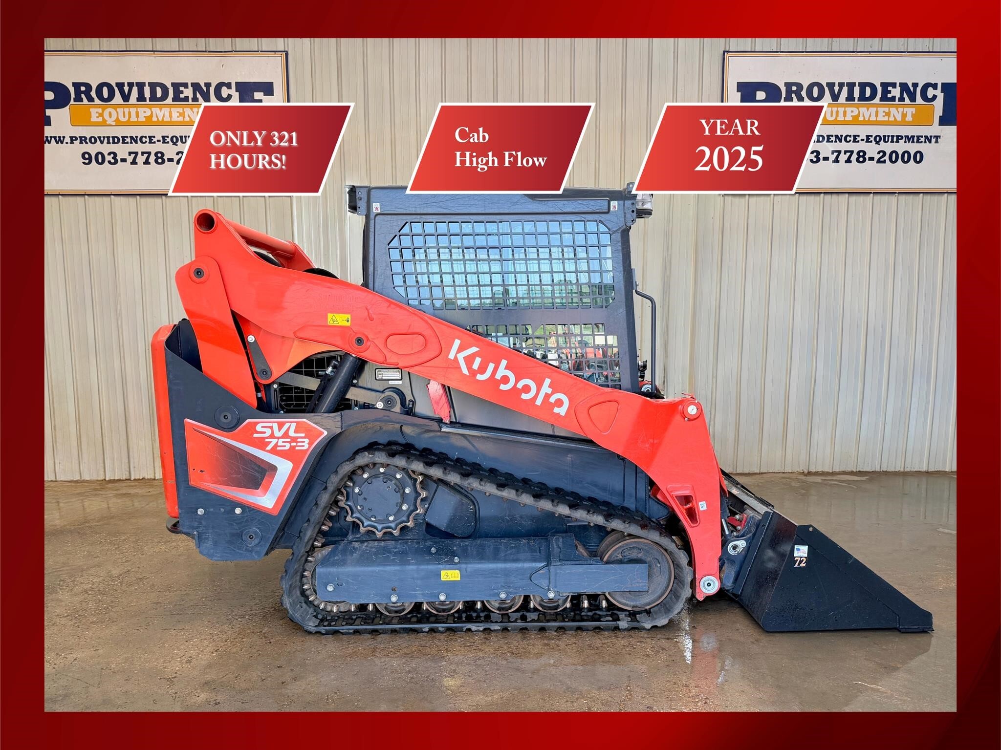 2025 KUBOTA SVL75-3 in Trinidad, TX