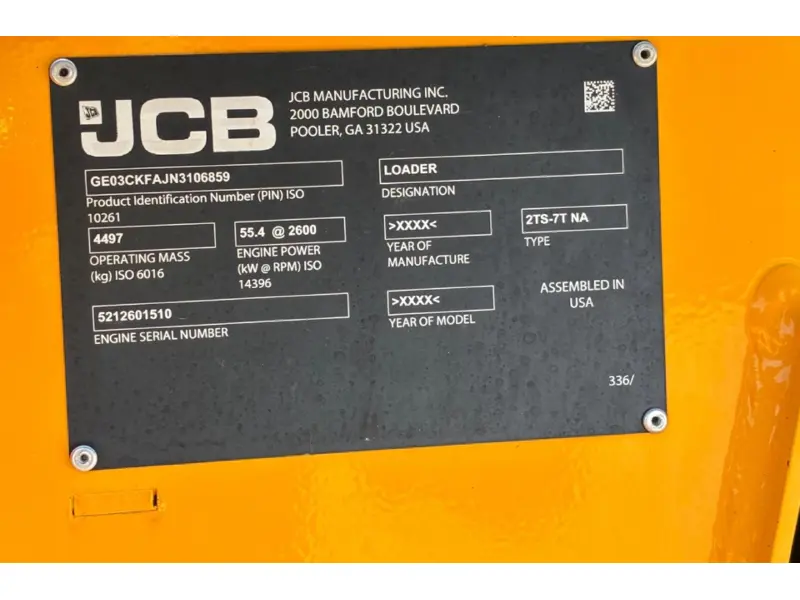 2022 JCB 2TS-7T