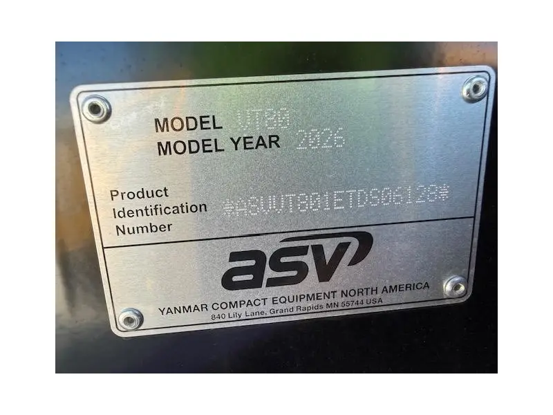 2026 ASV POSI-TRACK VT80