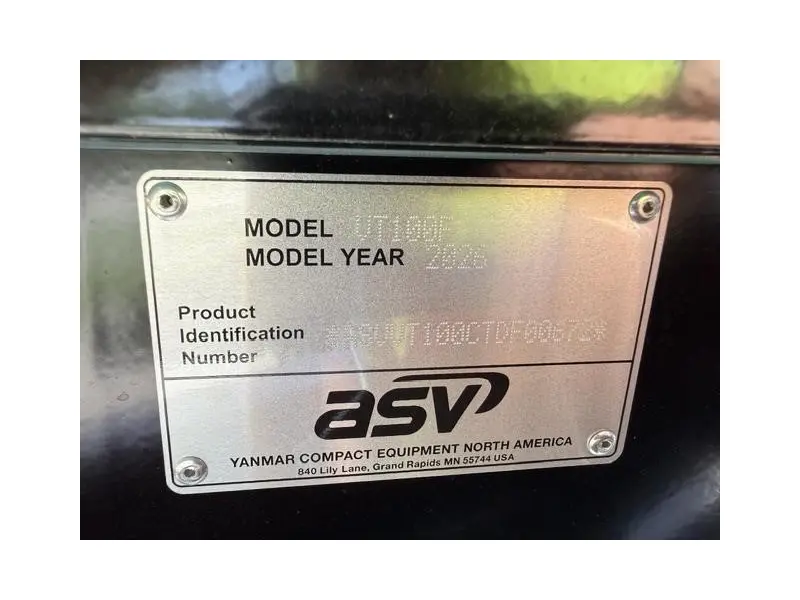 2026 ASV POSI-TRACK VT100 FORESTRY