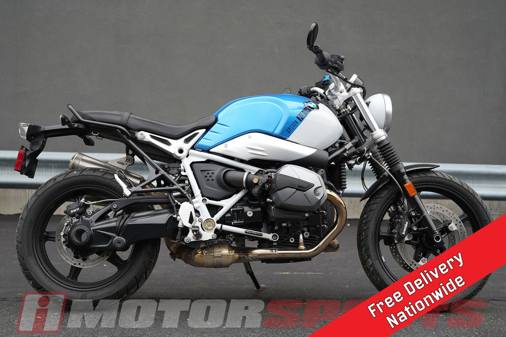 2021 BMW R nineT Scrambler 719 Cosmic Blue Metallic/Light White SCRAMBLER in Saint Petersburg, FL