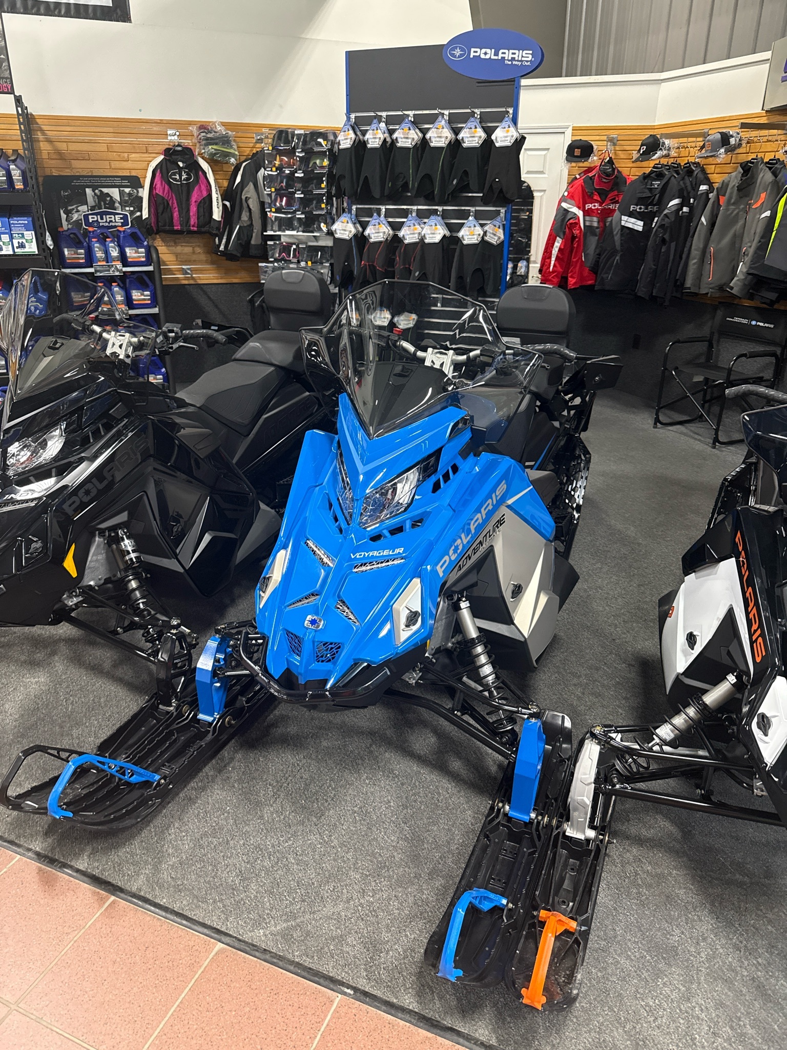 2027 Polaris 650 Voyageur Adventure Ultimate 155 Velocity Blue 1.6  650 155 1.6 in adams center NY