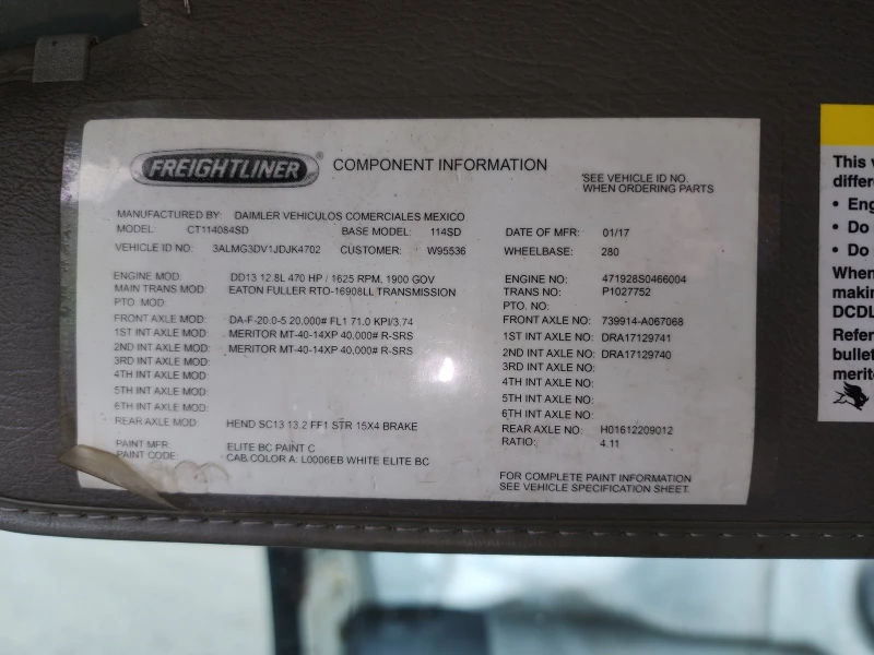 2018 FREIGHTLINER 114SD PALFINGER PK 23500(A) Knuckle Boom HD Loader Crane