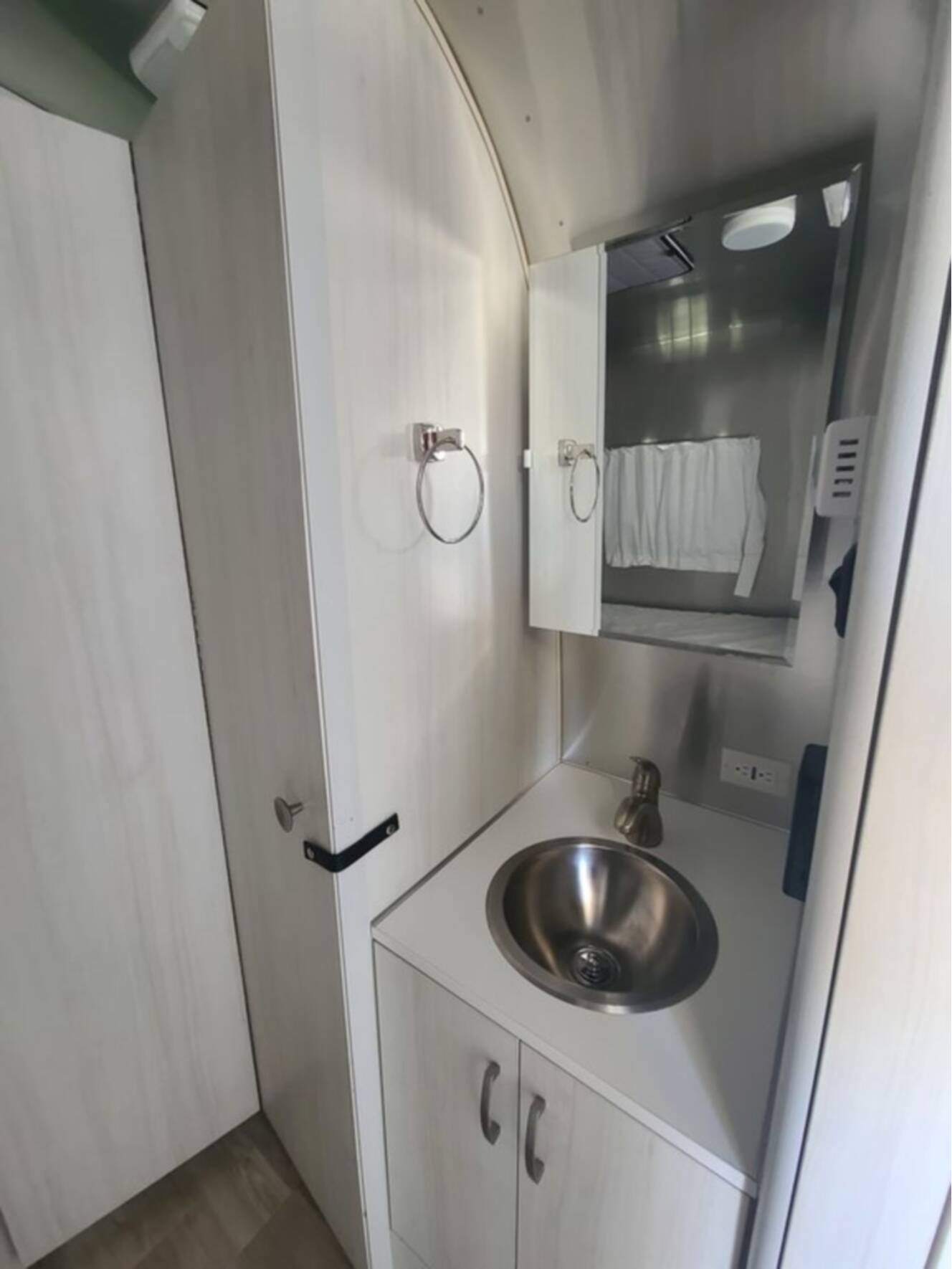 A photo of this 2023 Airstream Bambi 19CB