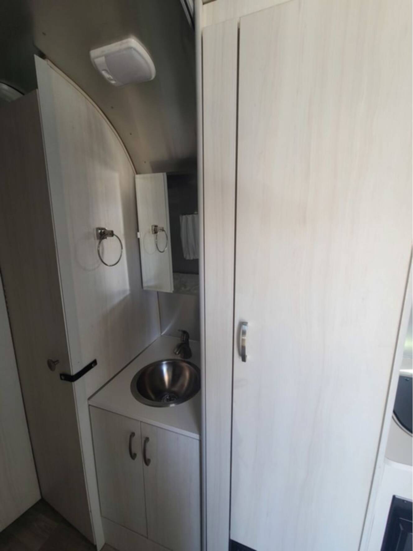 A photo of this 2023 Airstream Bambi 19CB