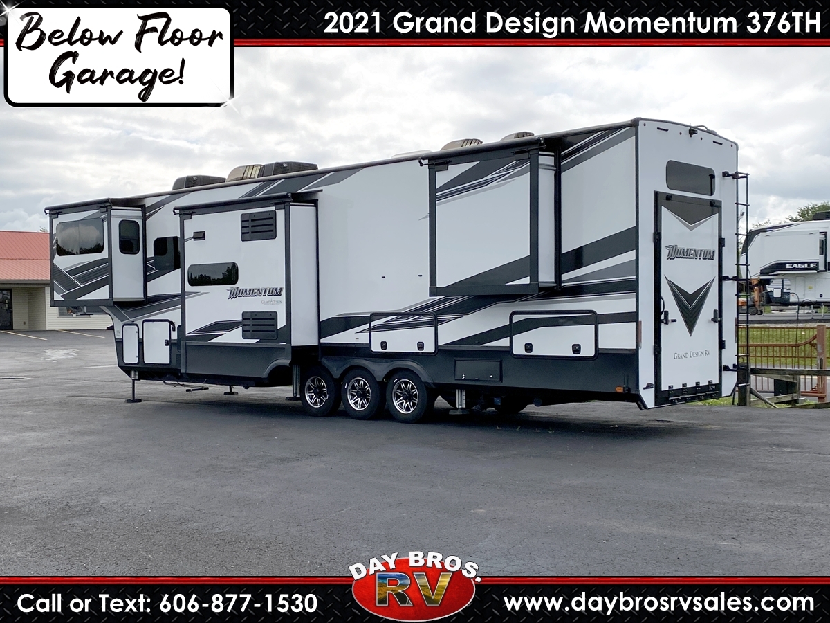 2021 Grand Design Momentum 376THS Fifth Wheel Toy Hauler RV