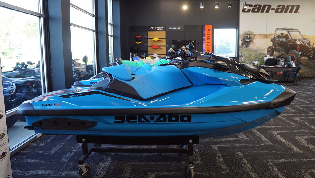 2026 Sea-Doo RXP-X 325 iBR Gulfstream Blue Premium BASE in watkins MN