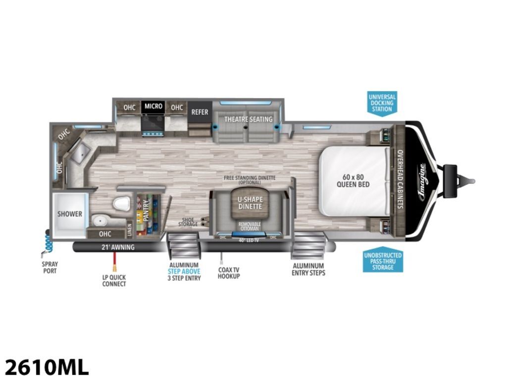 2021 Grand Design Imagine 2610ML in albemarle NC