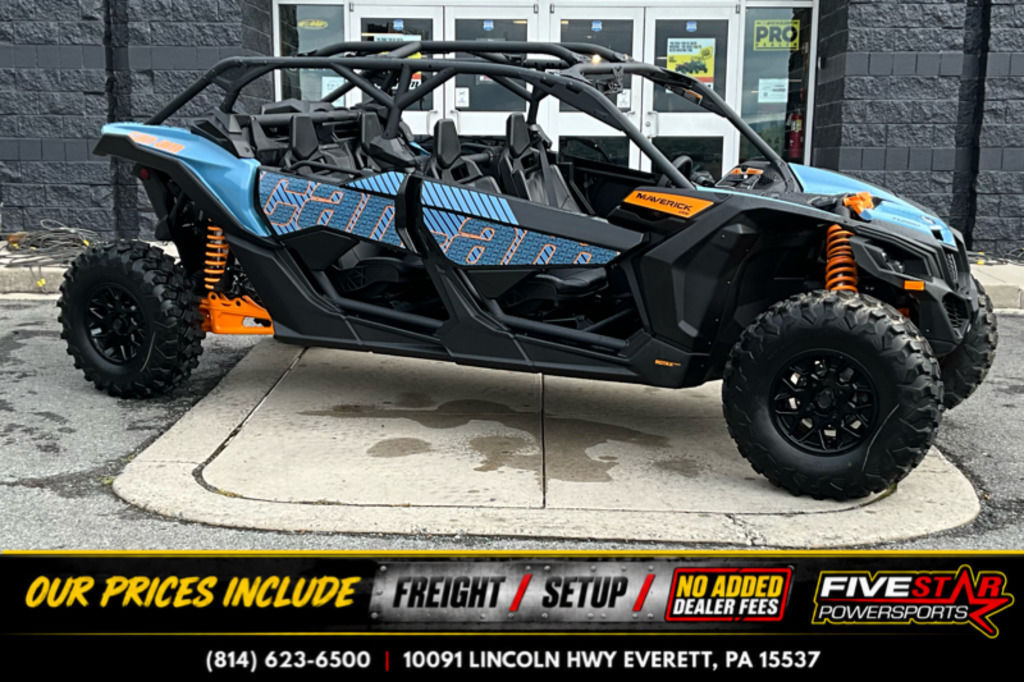 2026 Can-Am Maverick X3 MAX DS Turbo Scandi Blue & Orange Crush in everett PA