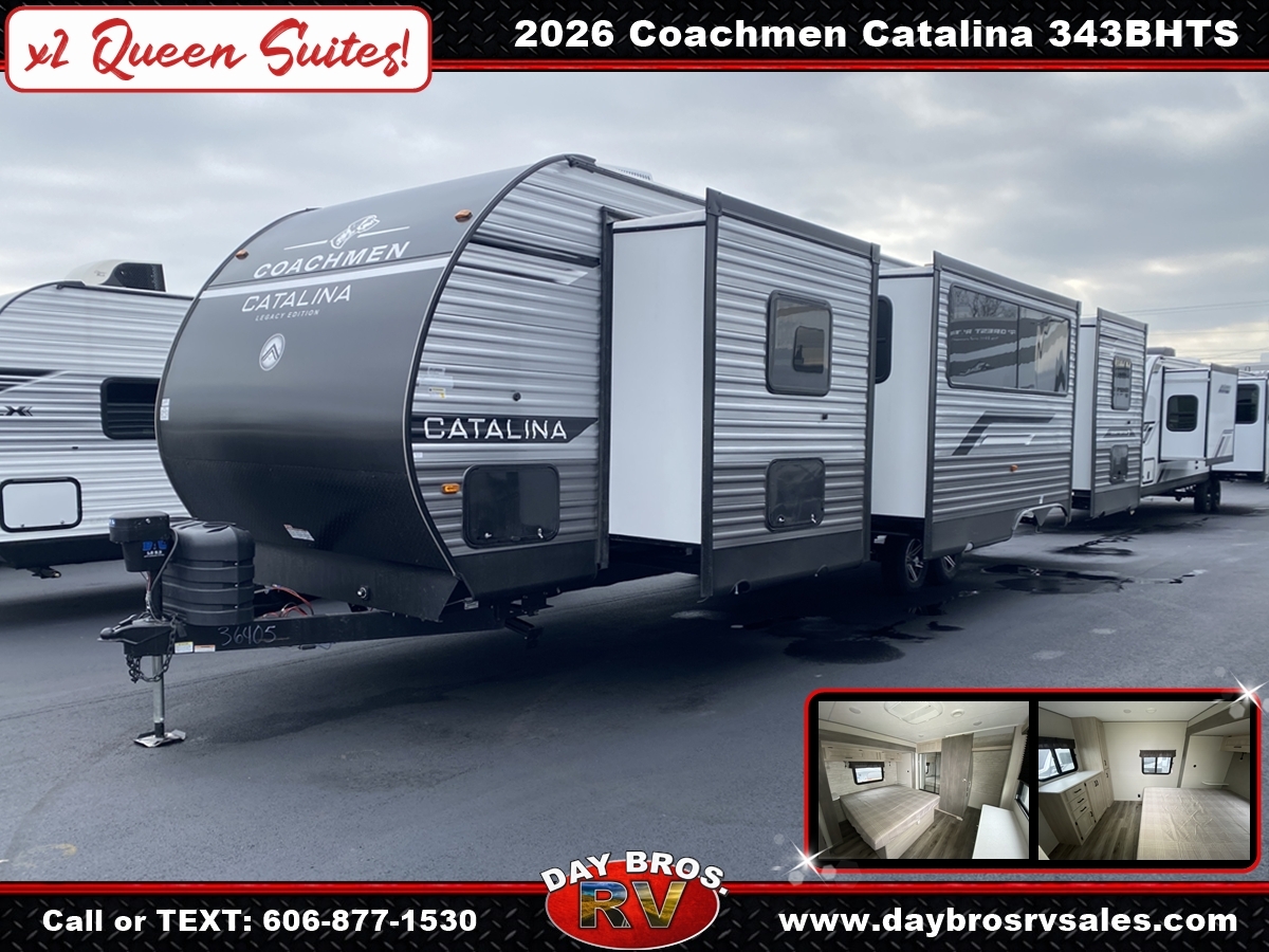 2026 Coachmen Catalina Legacy Edition 343BHTS (2 Queen Beds) in london KY