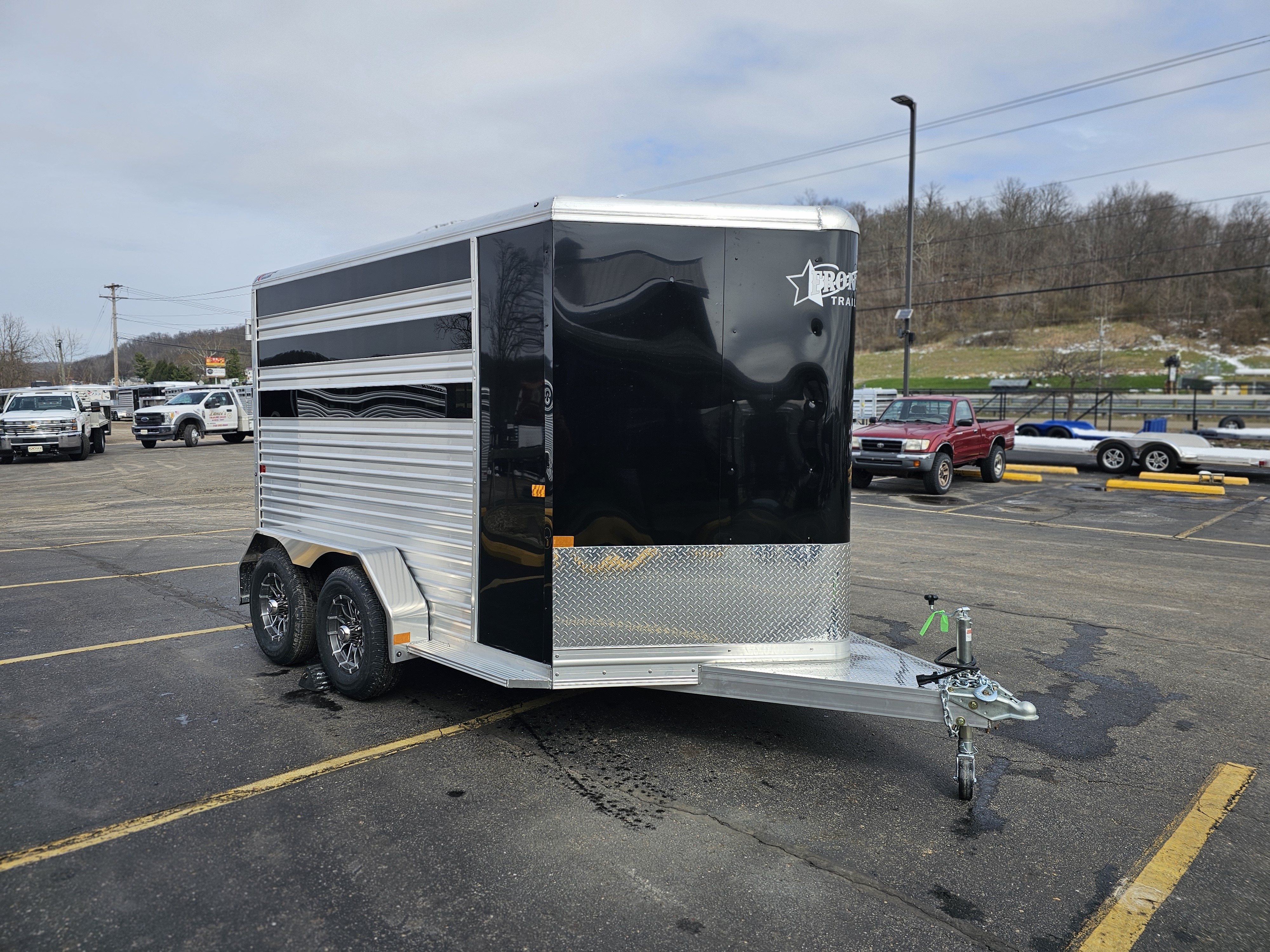 2026 Frontier Trailers 12' Extra Tall 4 Pen Trailer in Athens, OH