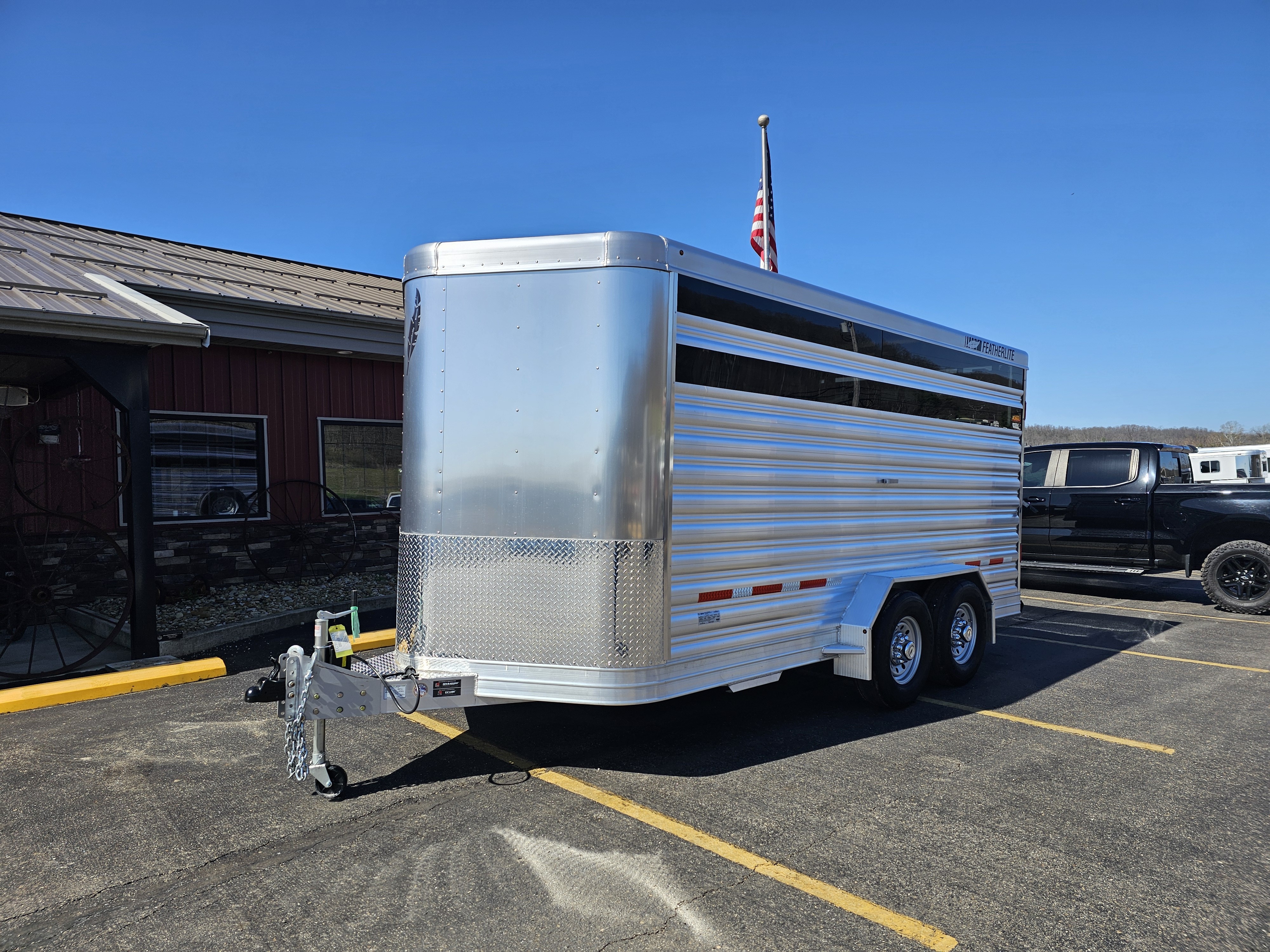2026 Featherlite Trailers 8107 16' HD (14K) Extra Tall Livestock Trailer in Athens, OH