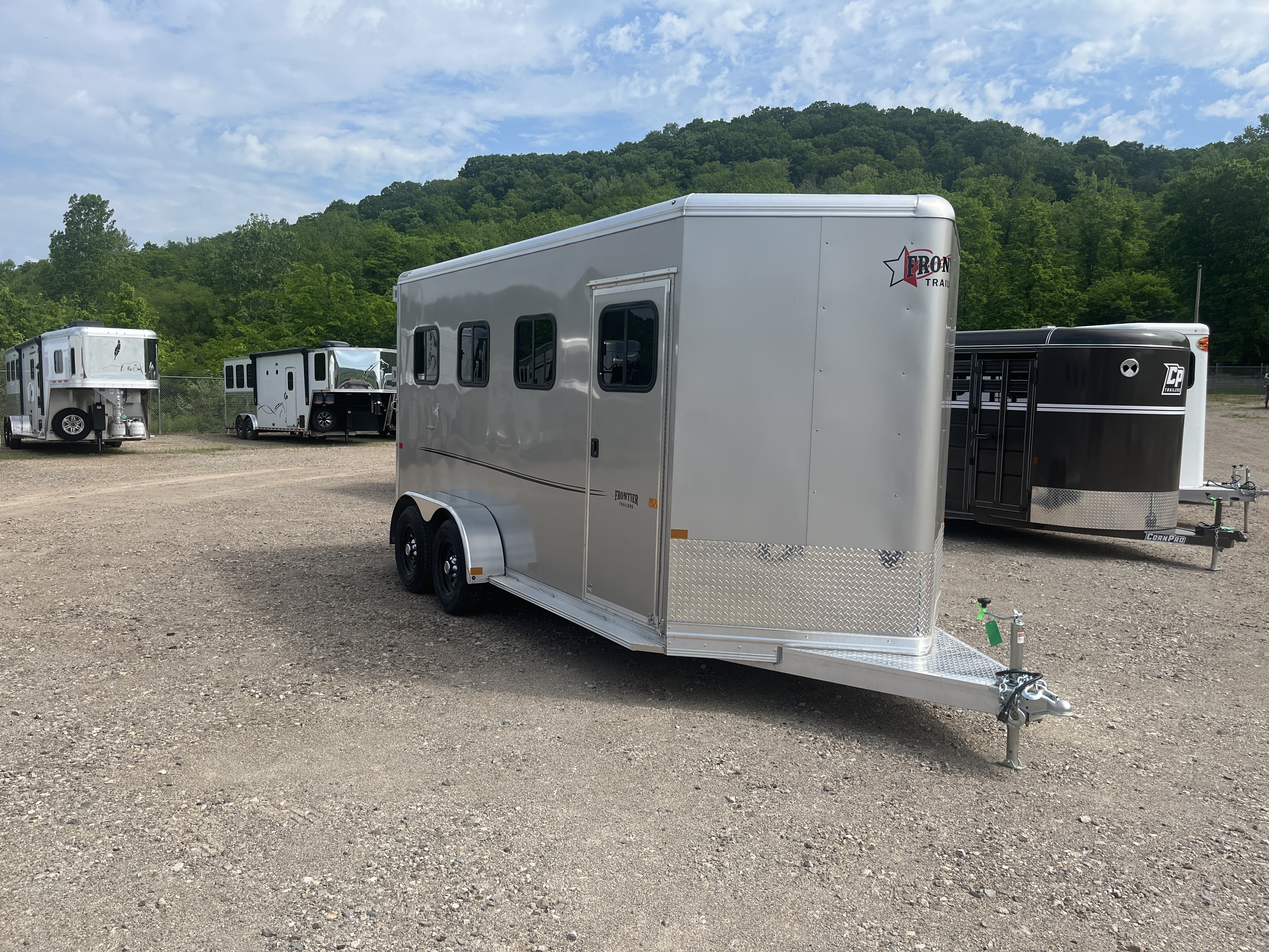 2026 Frontier Trailers 3H Extra Tall Swinging Tack Wall Horse Trailer in Athens, OH