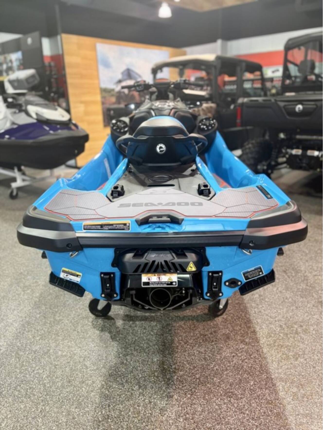 A photo of this 2026 Sea-Doo RXT-X 325 Gulfstream Blue Premium
