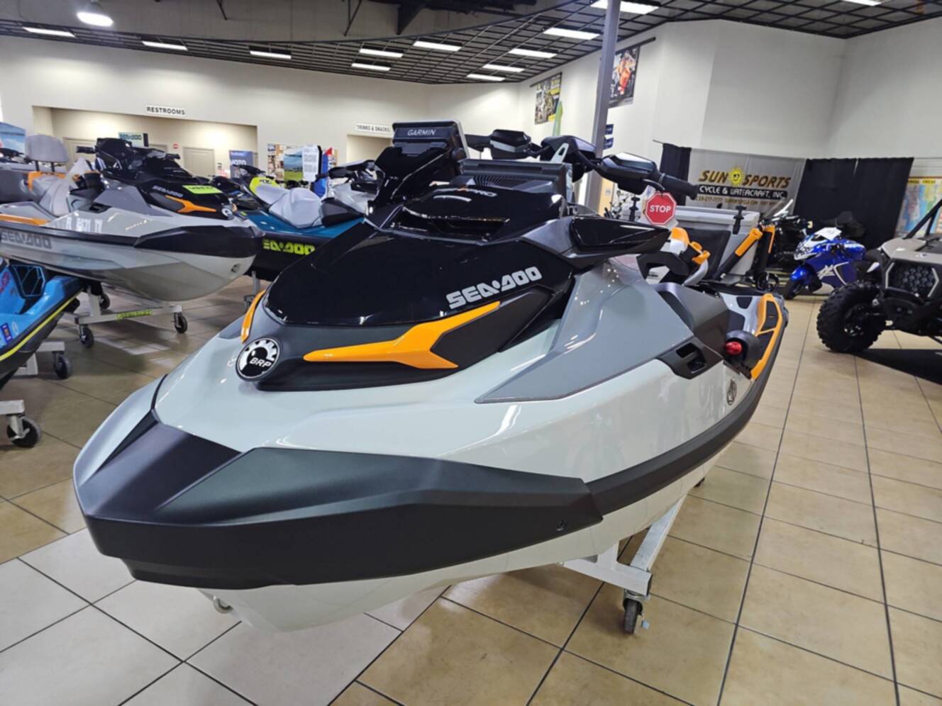 A photo of this 2026 Sea-Doo PWC FISHP T 170 AUD GY IBR IDF 26