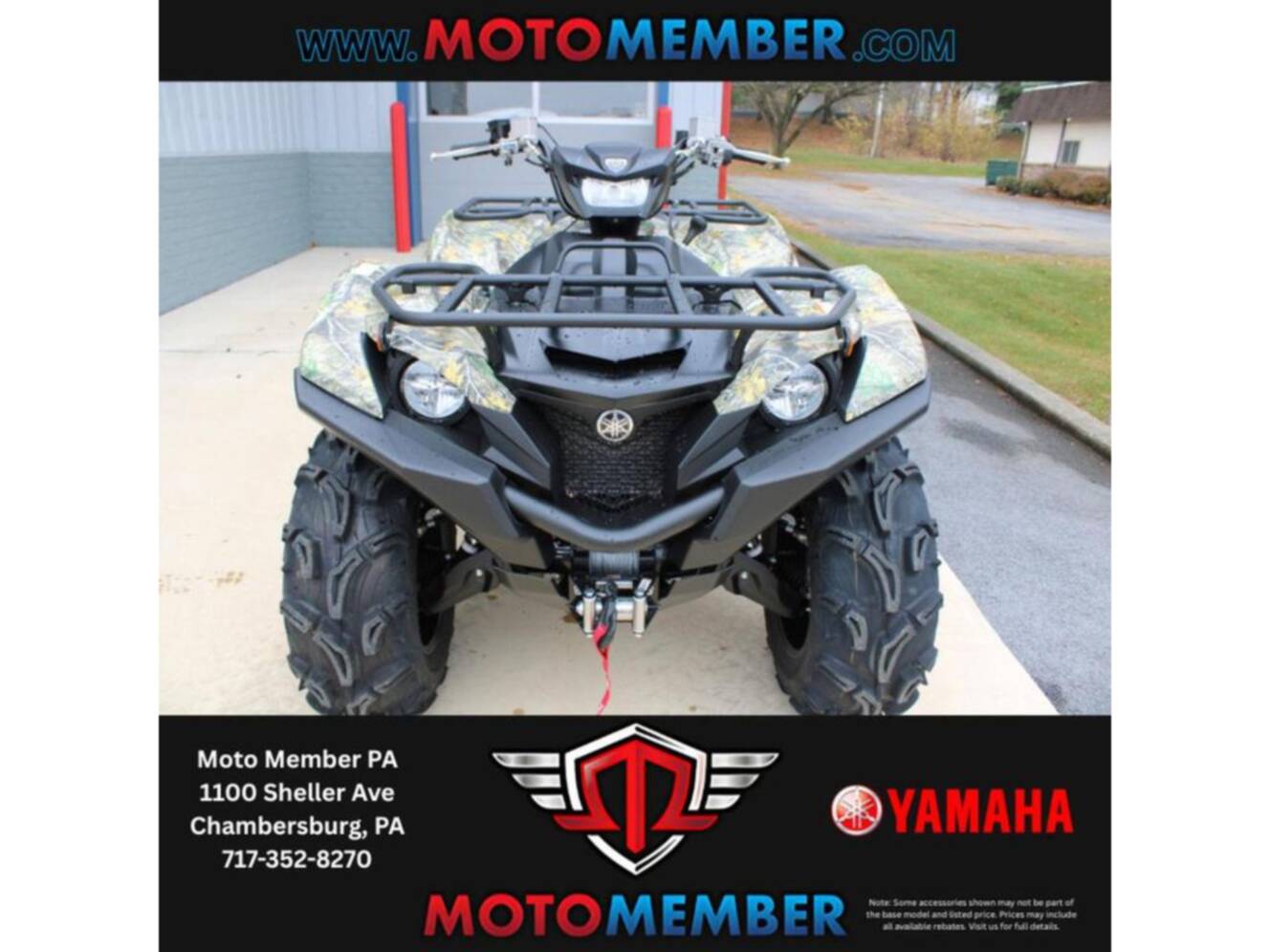 A photo of this 2026 Yamaha Grizzly EPS Camo