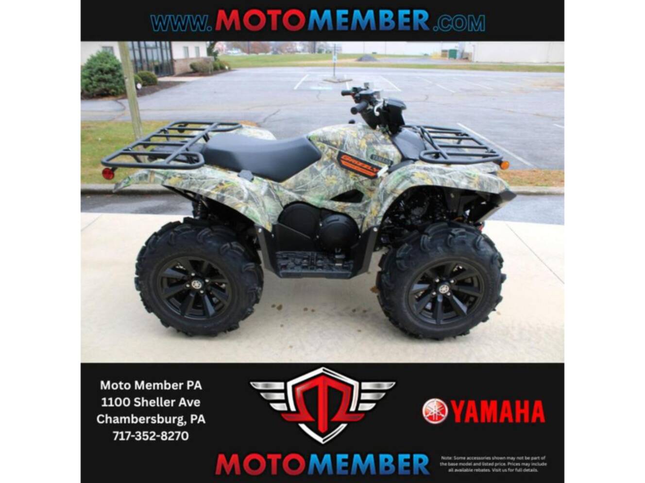 A photo of this 2026 Yamaha Grizzly EPS Camo