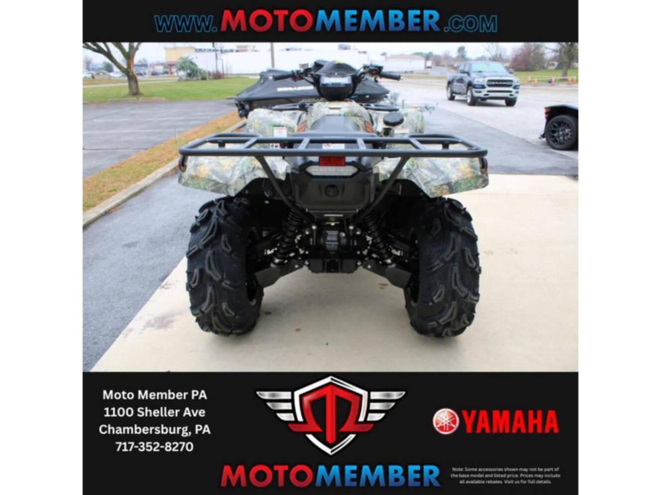 A photo of this 2026 Yamaha Grizzly EPS Camo