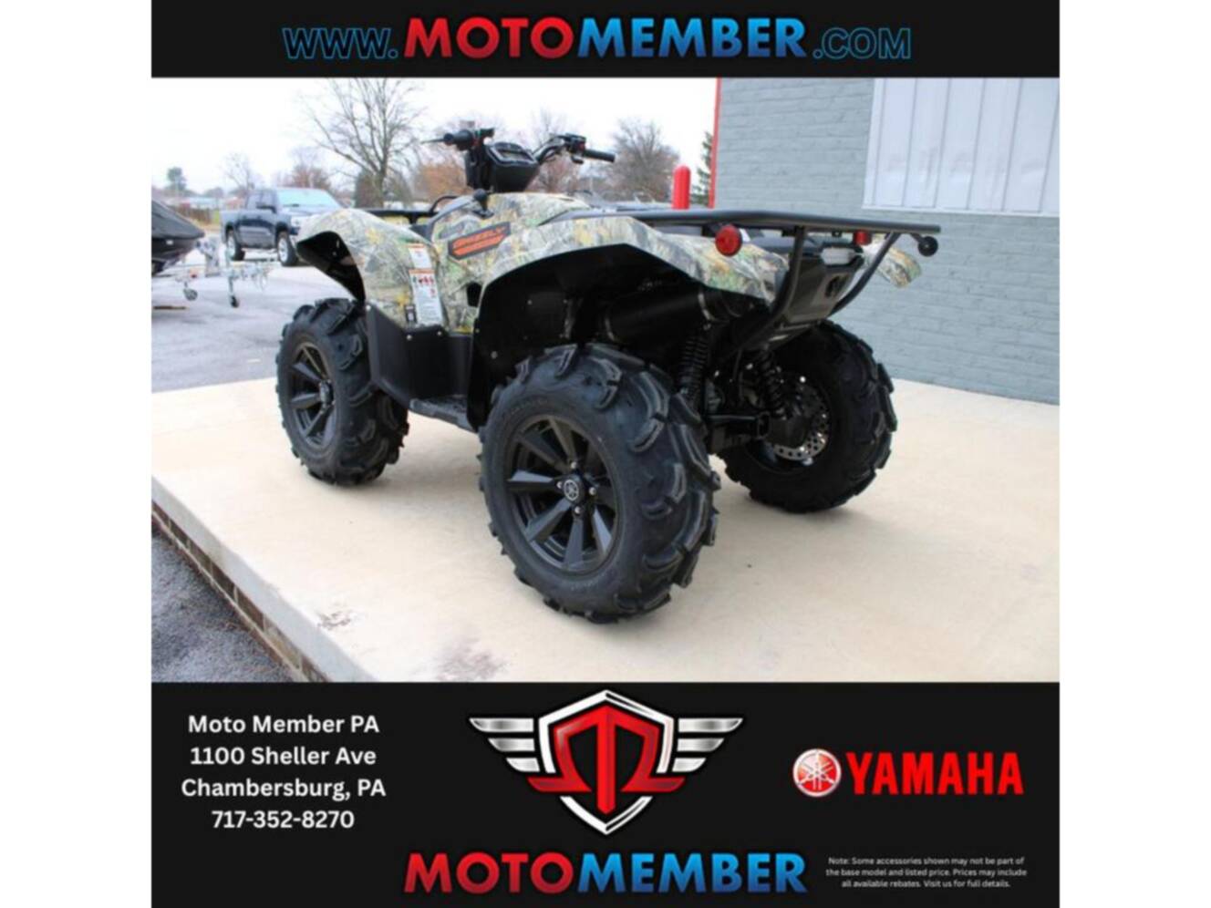 A photo of this 2026 Yamaha Grizzly EPS Camo