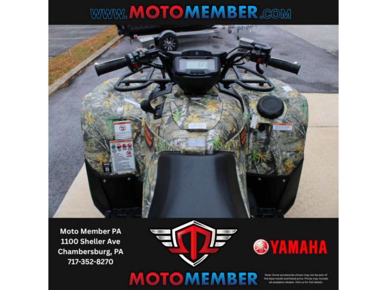 A photo of this 2026 Yamaha Grizzly EPS Camo