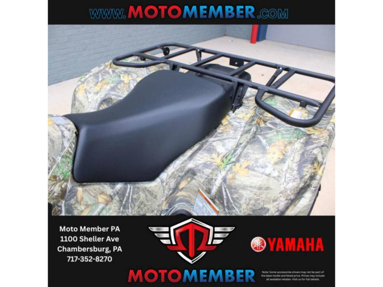 A photo of this 2026 Yamaha Grizzly EPS Camo