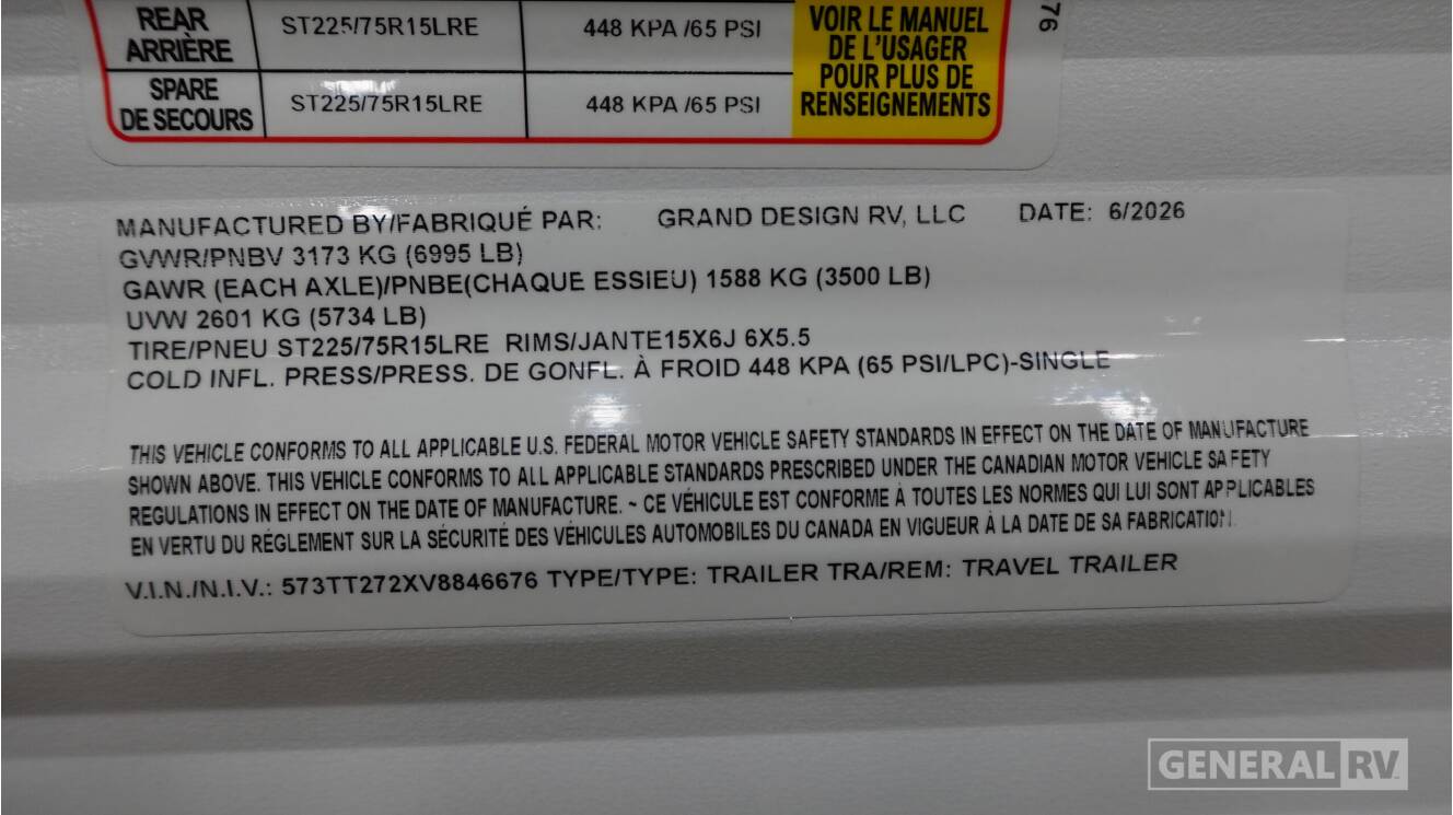 A photo of this 2027 Grand Design Transcend Xplor 23BHX