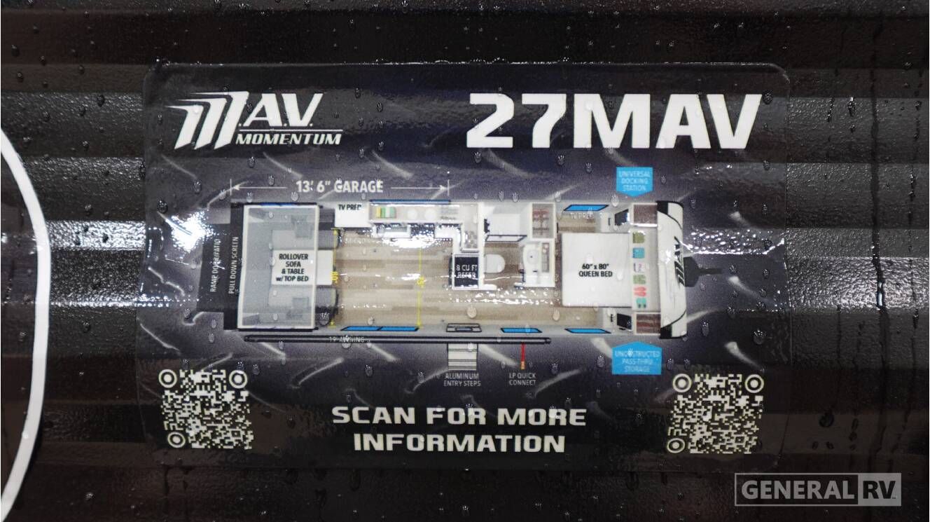 A photo of this 2027 Grand Design Momentum MAV 27MAV