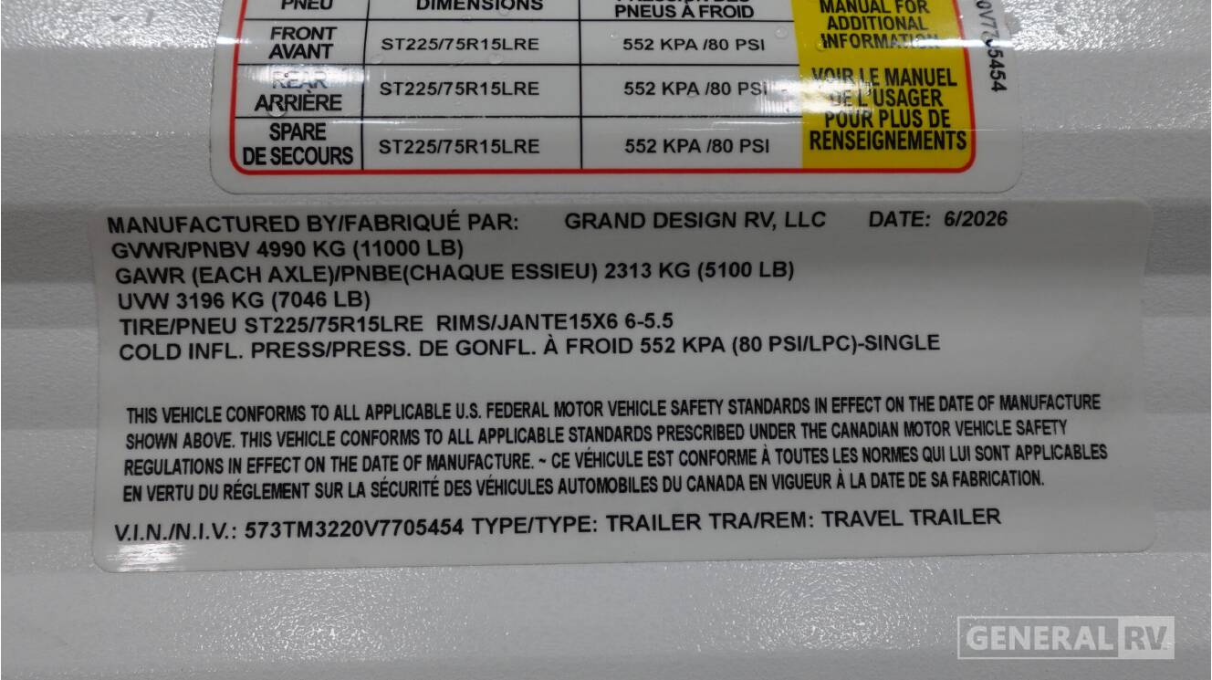 A photo of this 2027 Grand Design Momentum MAV 27MAV