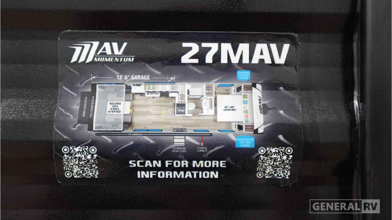 A photo of this 2027 Grand Design Momentum MAV 27MAV