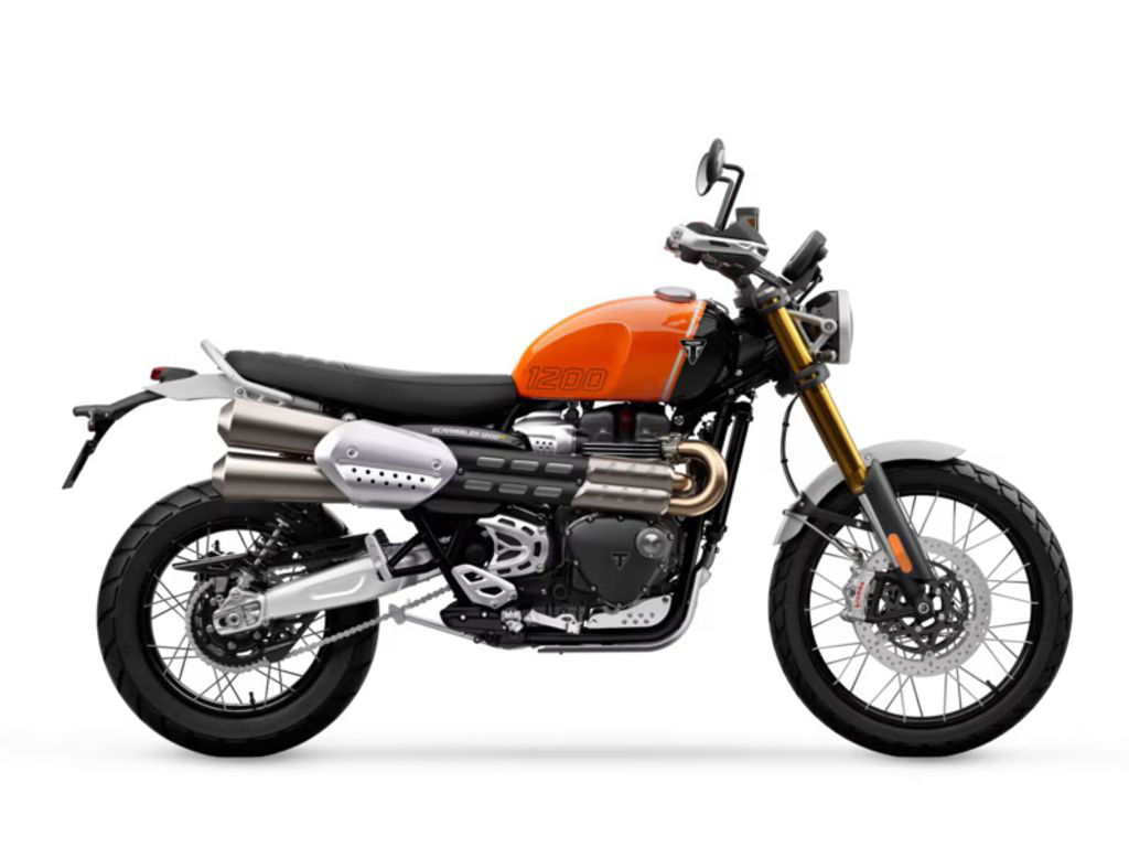 2025 Triumph Scrambler 1200 XE Baja Orange / Phantom Black XE XC in Camp Hill, PA