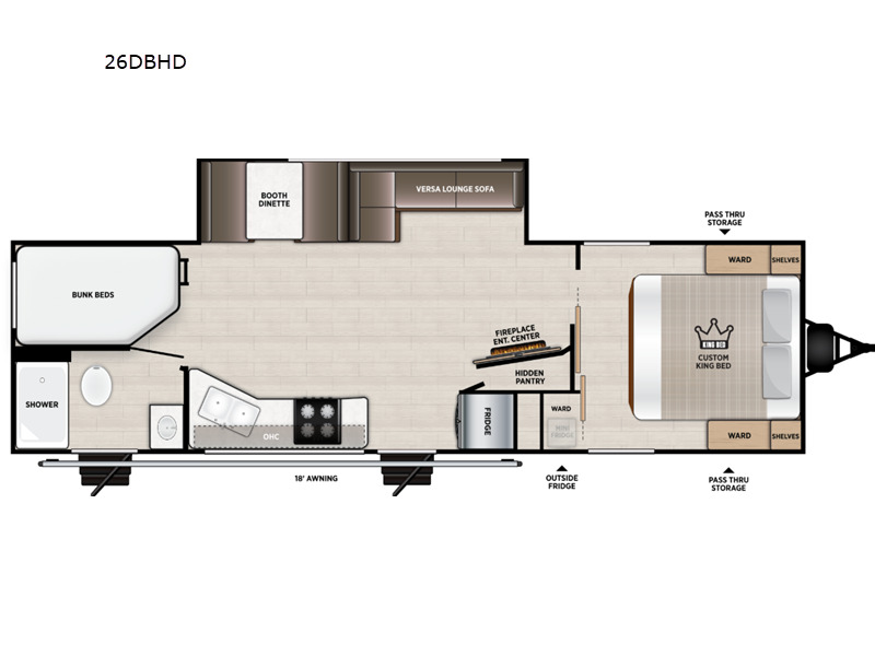 2027 Forest River Rv Wildwood 26DBHD in roca NE