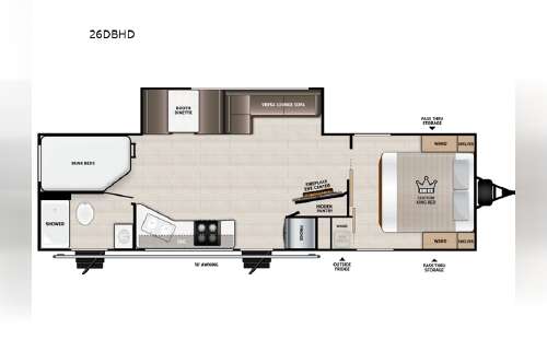 2027 Forest River Rv Wildwood 26DBHD in roca NE