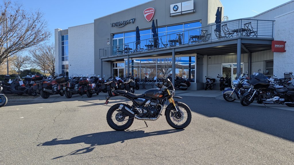 2026 Triumph Scrambler 400 XC Storm Grey 400 XC in Charlotte, NC
