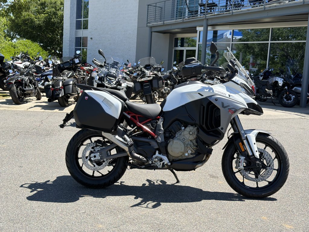 2026 Ducati Multistrada V4 S Travel Radar Arctic White V4 S in Charlotte, NC