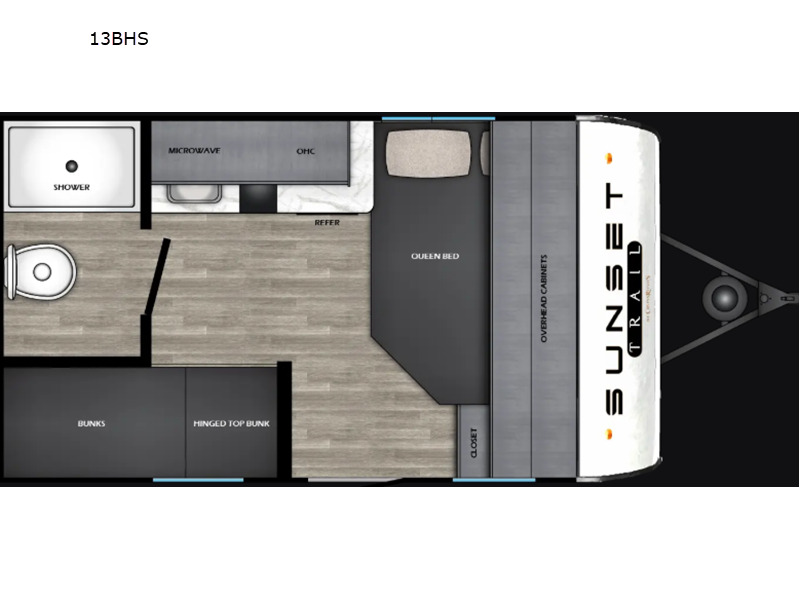 2026 Crossroads Rv Sunset Trail Select 13BHS in thackerville OK