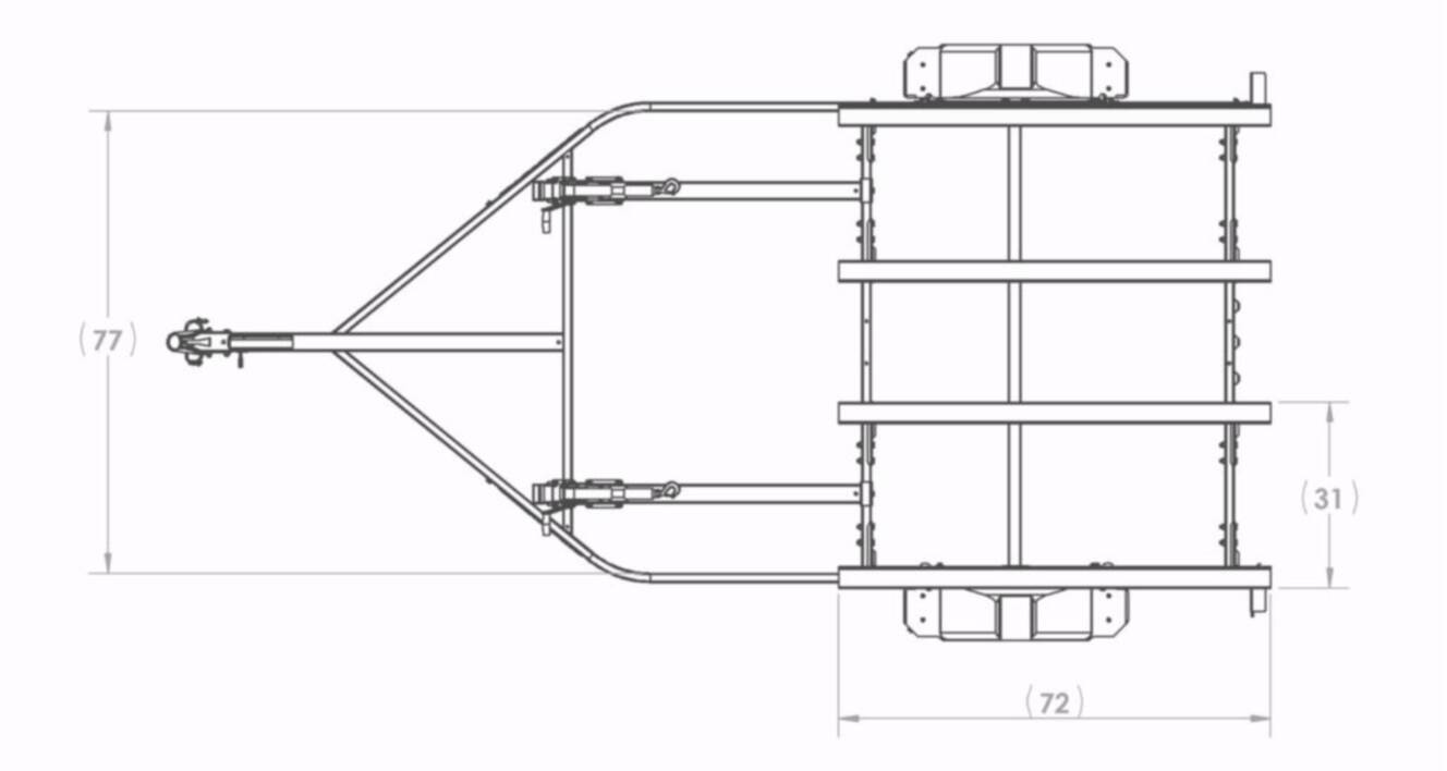 A photo of this 2026 Karavan Personal Watercraft Double Steel w/ Step Fender