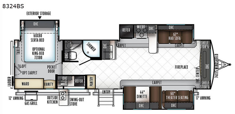 2018 Forest River Rv Rockwood Signature Ultra Lite 8324BS in west tawakoni TX
